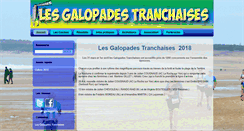 Desktop Screenshot of galopades-tranchaises.com